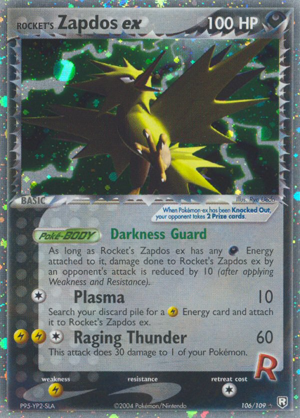 Rocket's Zapdos ex (106/109) [EX: Team Rocket Returns] | Anubis Games and Hobby