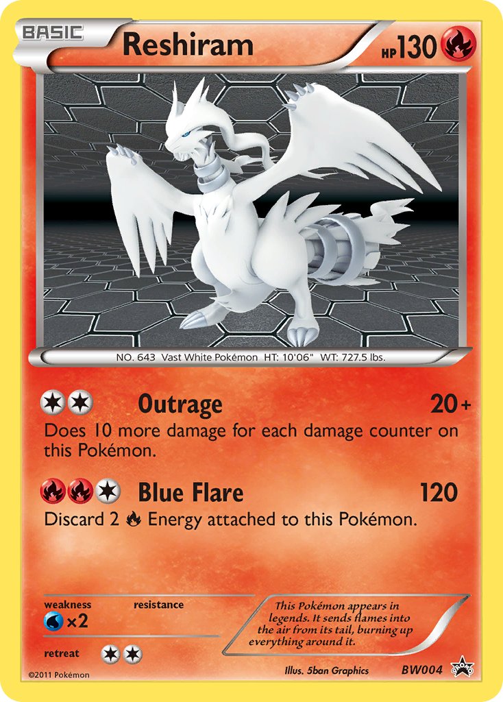 Reshiram (BW004) [Black & White: Black Star Promos] | Anubis Games and Hobby