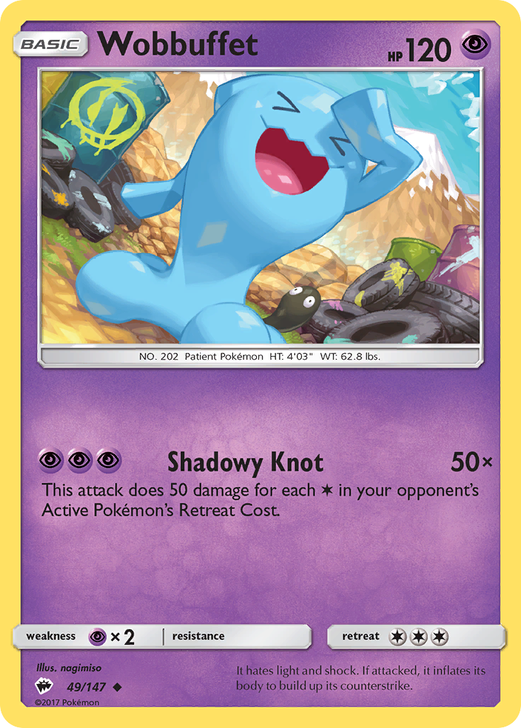 Wobbuffet (49/147) [Sun & Moon: Burning Shadows] | Anubis Games and Hobby