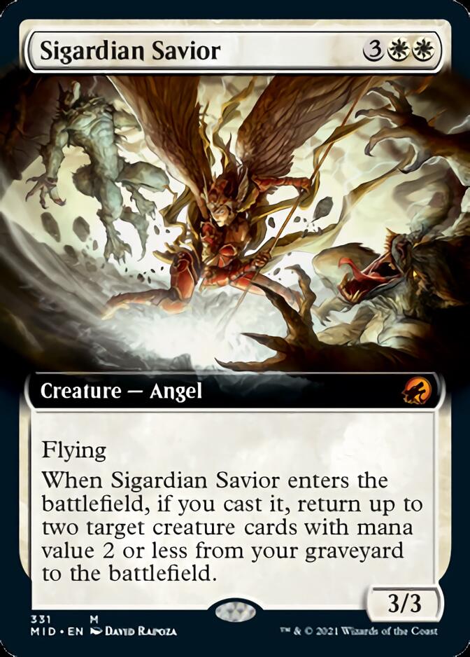 Sigardian Savior (Extended Art) [Innistrad: Midnight Hunt] | Anubis Games and Hobby