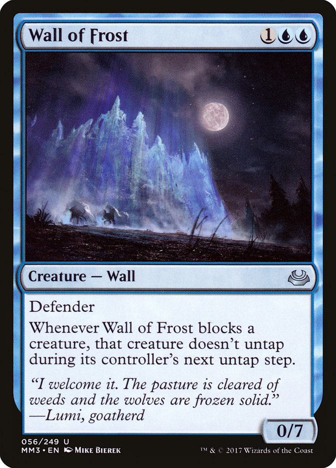 Wall of Frost [Modern Masters 2017] | Anubis Games and Hobby