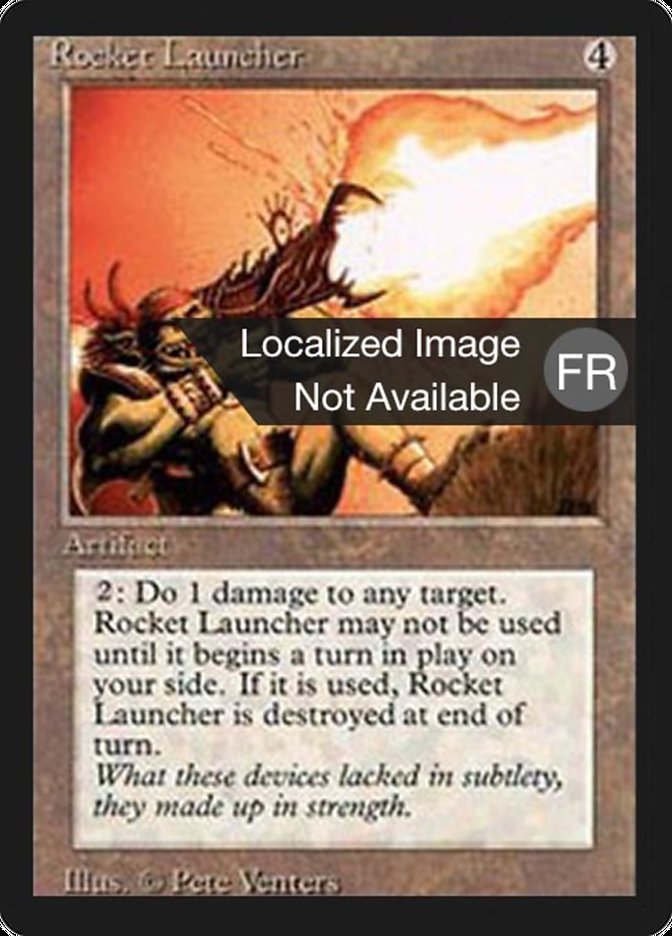 Rocket Launcher [Foreign Black Border] | Anubis Games and Hobby