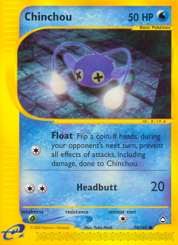 Chinchou (70/147) [Aquapolis] | Anubis Games and Hobby