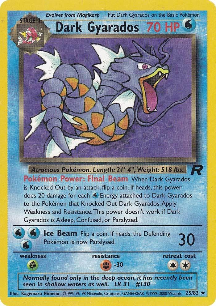 Dark Gyarados (25/82) [Team Rocket Unlimited] | Anubis Games and Hobby