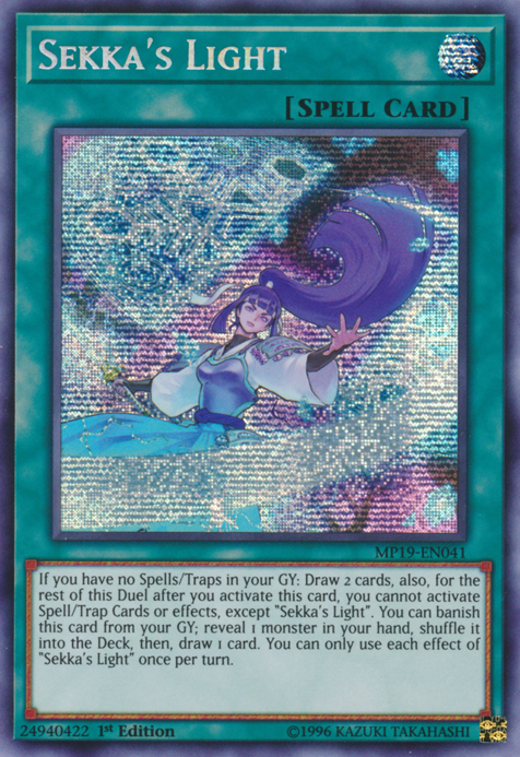 Sekka's Light [MP19-EN041] Prismatic Secret Rare | Anubis Games and Hobby