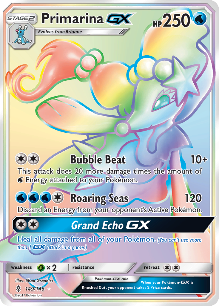 Primarina GX (149/145) [Sun & Moon: Guardians Rising] | Anubis Games and Hobby