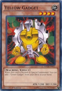 Yellow Gadget [Structure Deck: Geargia Rampage] [SDGR-EN011] | Anubis Games and Hobby