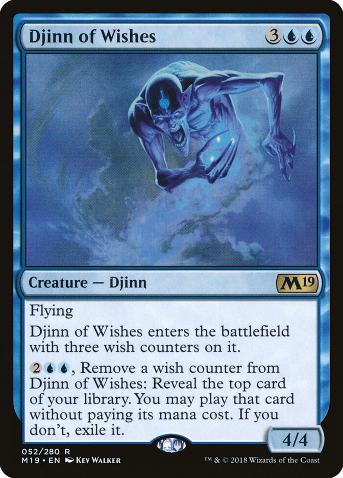 Djinn of Wishes [Core Set 2019] | Anubis Games and Hobby