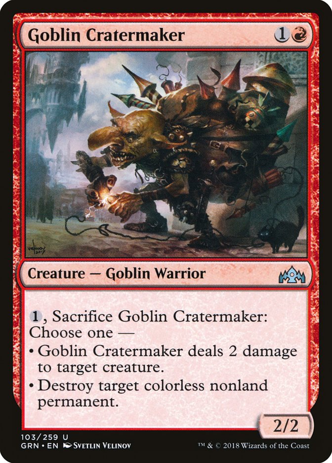 Goblin Cratermaker [Guilds of Ravnica] | Anubis Games and Hobby