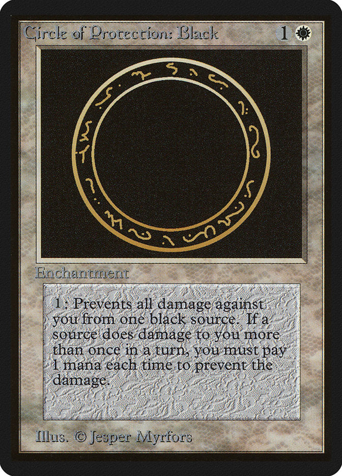 Circle of Protection: Black [Beta Edition] | Anubis Games and Hobby