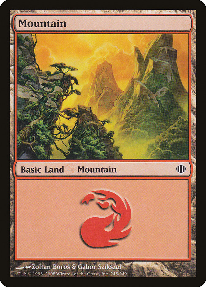 Mountain (245) [Shards of Alara] | Anubis Games and Hobby