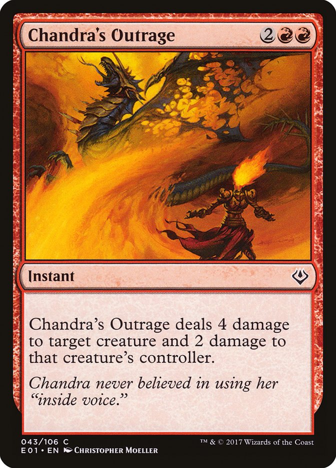Chandra's Outrage [Archenemy: Nicol Bolas] | Anubis Games and Hobby