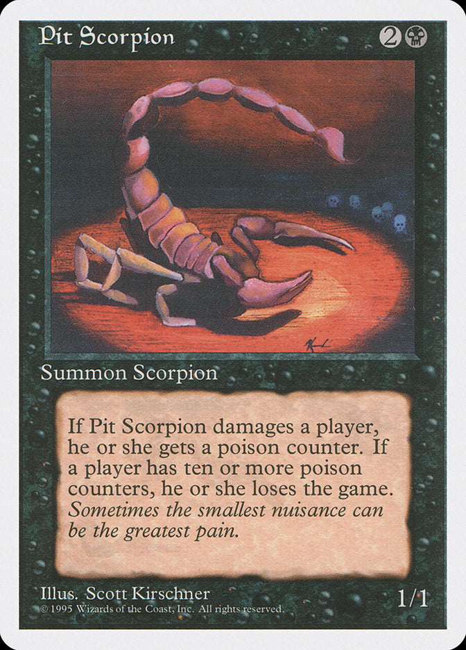 Pit Scorpion [Fourth Edition] | Anubis Games and Hobby