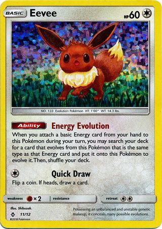 Eevee (11/12) [McDonald's Promos: 2018 Collection] | Anubis Games and Hobby