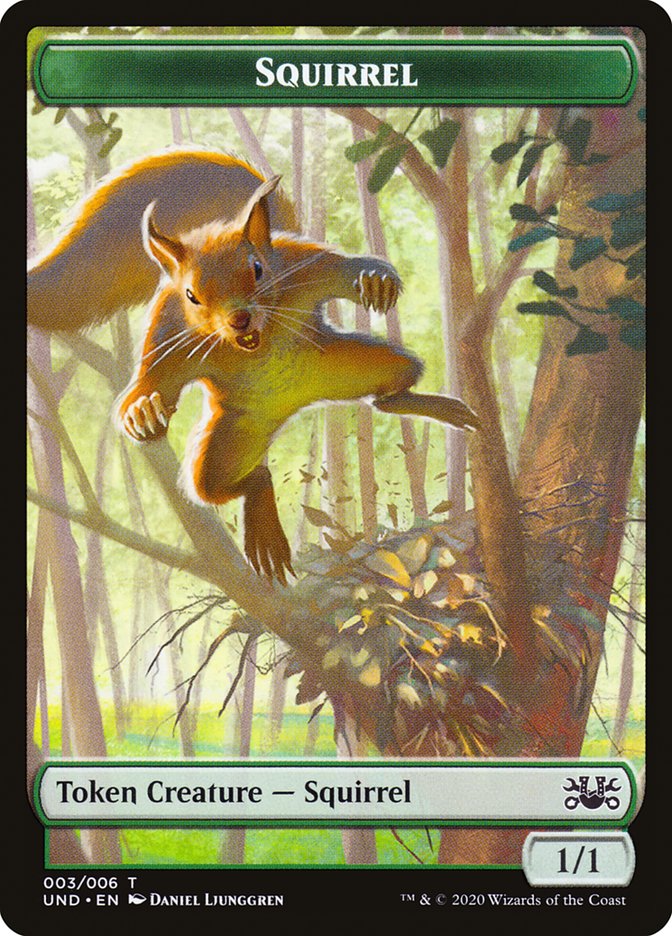 Beeble // Squirrel Double-Sided Token [Unsanctioned Tokens] | Anubis Games and Hobby