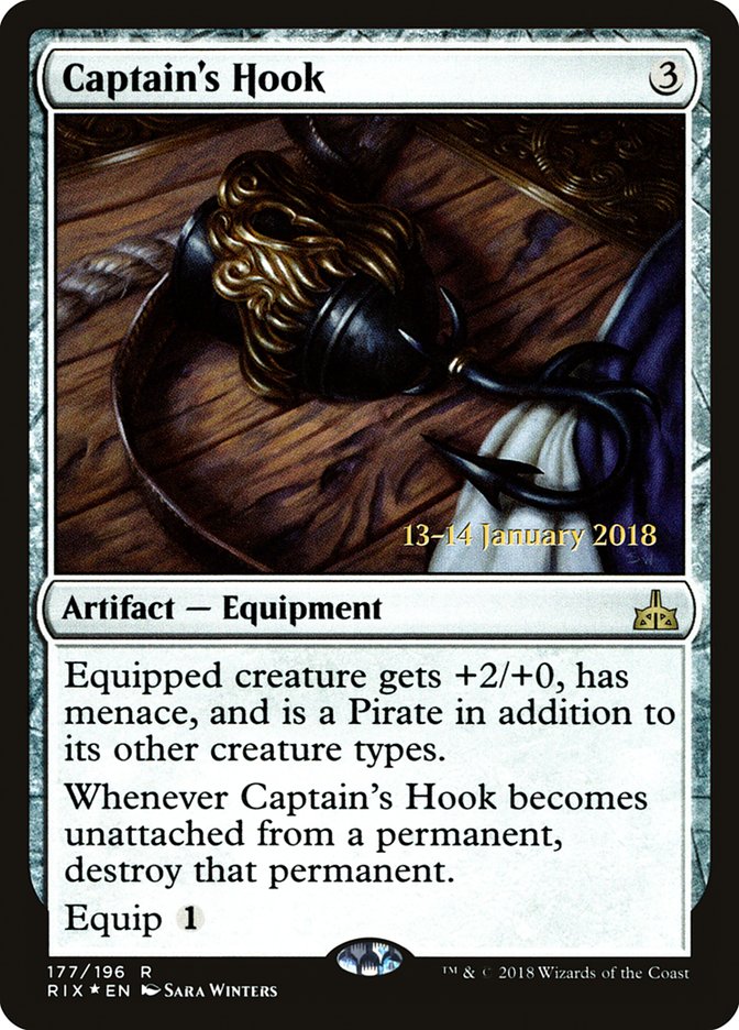Captain's Hook [Rivals of Ixalan Prerelease Promos] | Anubis Games and Hobby