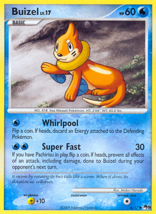 Buizel (6/17) [POP Series 9] | Anubis Games and Hobby