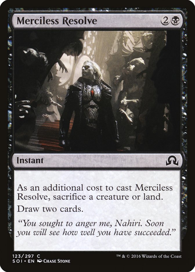 Merciless Resolve [Shadows over Innistrad] | Anubis Games and Hobby