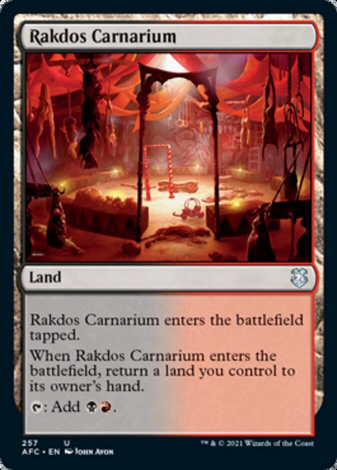 Rakdos Carnarium [Dungeons & Dragons: Adventures in the Forgotten Realms Commander] | Anubis Games and Hobby