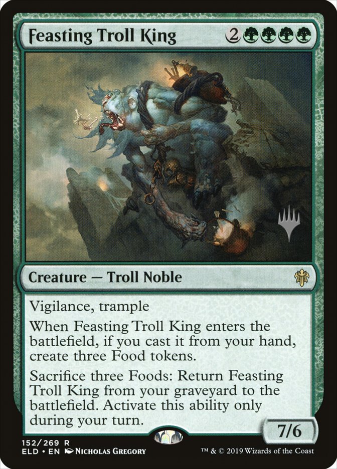 Feasting Troll King (Promo Pack) [Throne of Eldraine Promos] | Anubis Games and Hobby