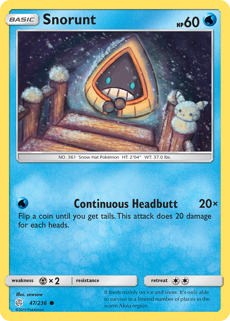 Snorunt (47/236) [Sun & Moon: Cosmic Eclipse] | Anubis Games and Hobby