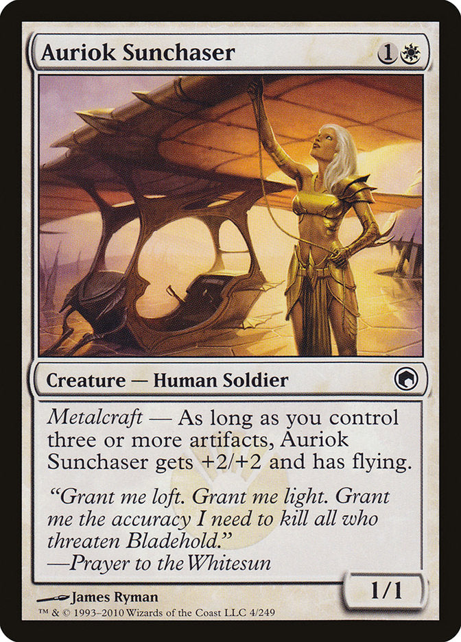 Auriok Sunchaser [Scars of Mirrodin] | Anubis Games and Hobby