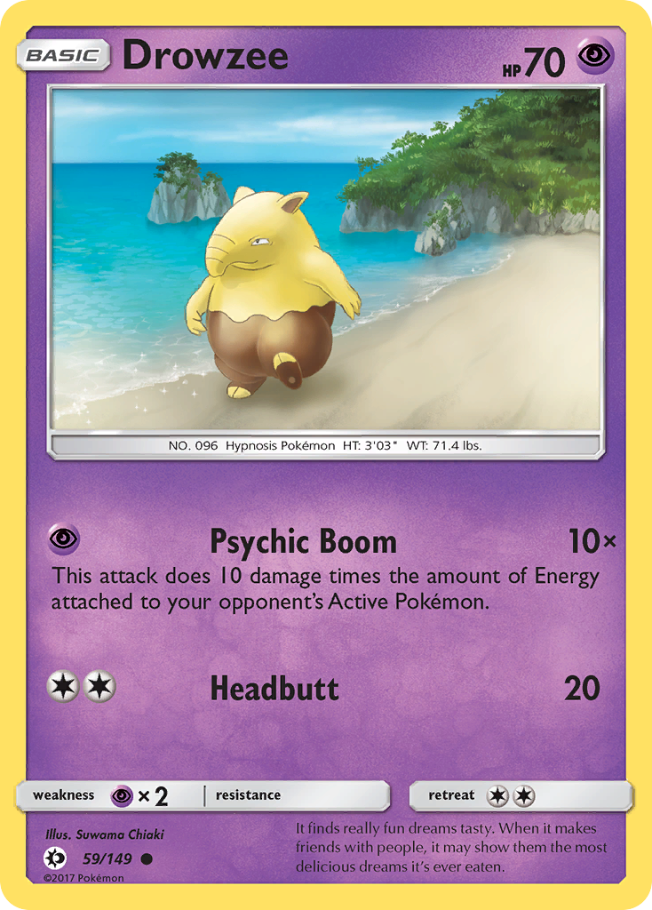 Drowzee (59/149) [Sun & Moon: Base Set] | Anubis Games and Hobby