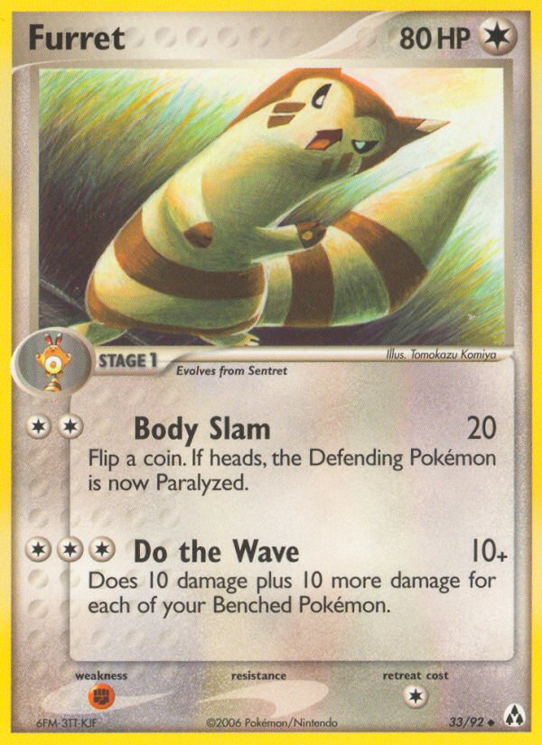 Furret (33/92) [EX: Legend Maker] | Anubis Games and Hobby