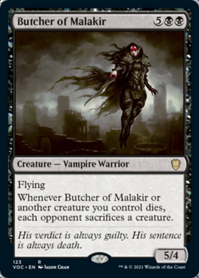 Butcher of Malakir [Innistrad: Crimson Vow Commander] | Anubis Games and Hobby