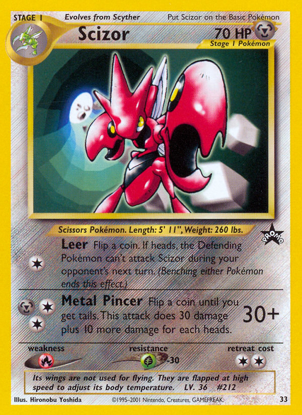 Scizor (33) [Wizards of the Coast: Black Star Promos] | Anubis Games and Hobby