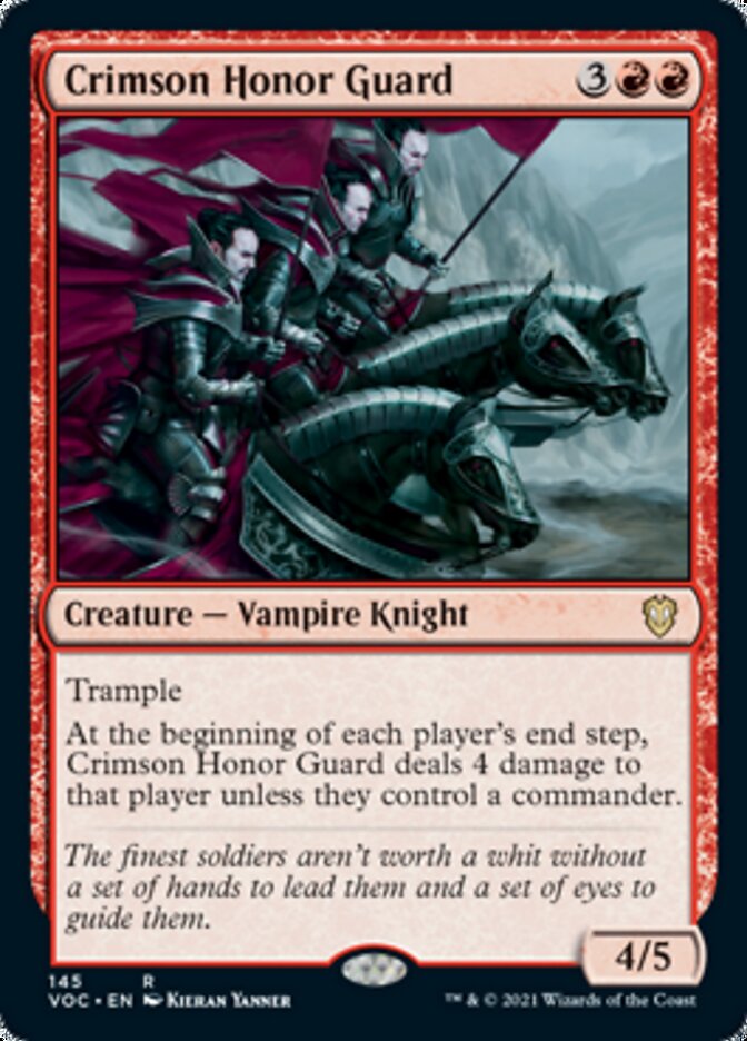 Crimson Honor Guard [Innistrad: Crimson Vow Commander] | Anubis Games and Hobby