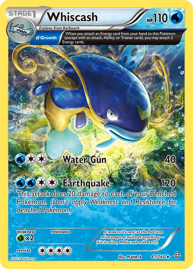 Whiscash (41/160) [XY: Primal Clash] | Anubis Games and Hobby