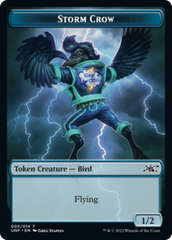 Squirrel // Storm Crow Double-Sided Token [Unfinity Tokens] | Anubis Games and Hobby