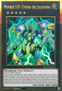 Number S39: Utopia the Lightning [MAGO-EN034] Gold Rare | Anubis Games and Hobby