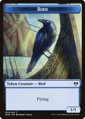 Treasure // Bird Double-Sided Token [Kaldheim Tokens] | Anubis Games and Hobby