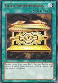 Gold Sarcophagus (Red) [Duelist League Promo] [DL18-EN011] | Anubis Games and Hobby