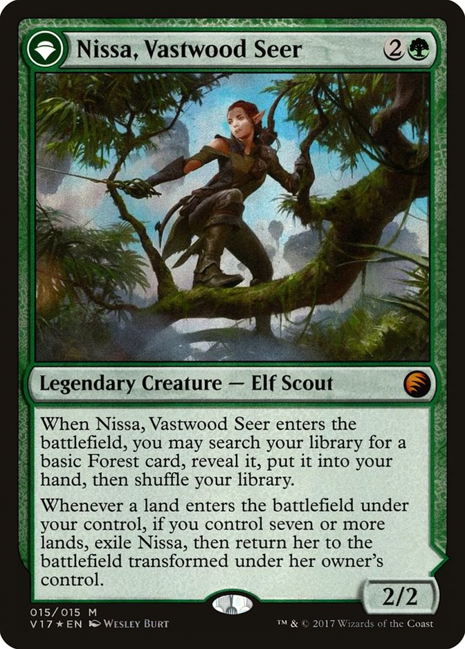 Nissa, Vastwood Seer // Nissa, Sage Animist [From the Vault: Transform] | Anubis Games and Hobby