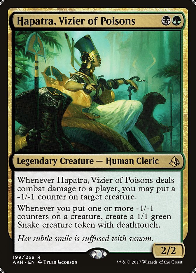 Hapatra, Vizier of Poisons [Amonkhet] | Anubis Games and Hobby