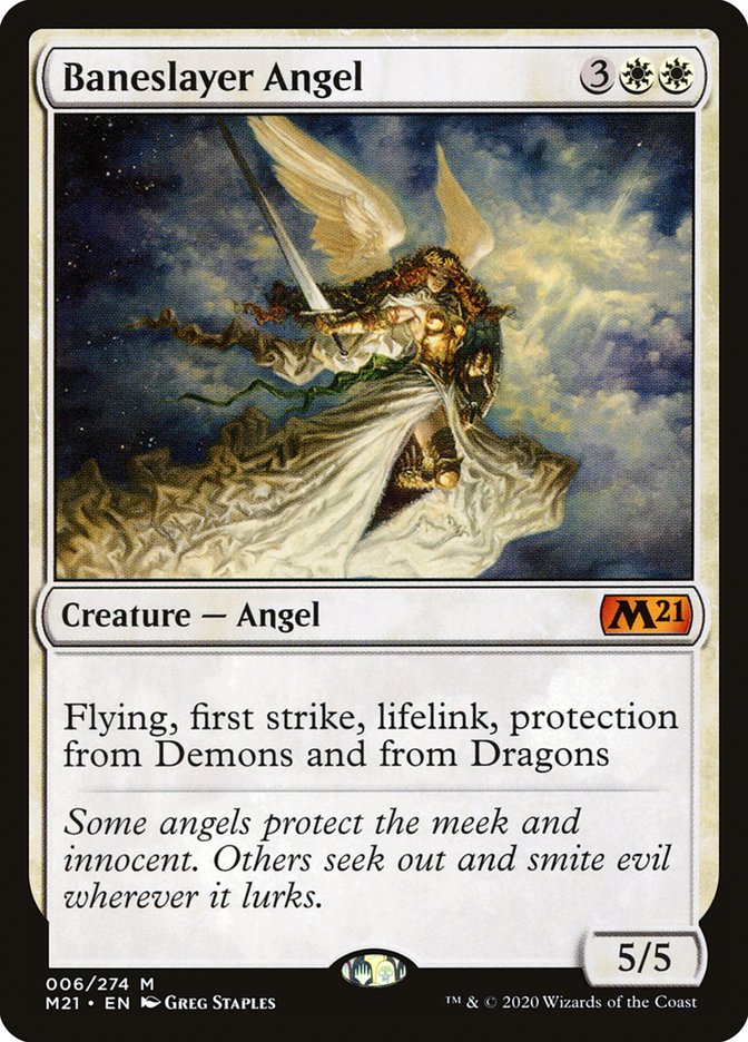 Baneslayer Angel [Core Set 2021] | Anubis Games and Hobby