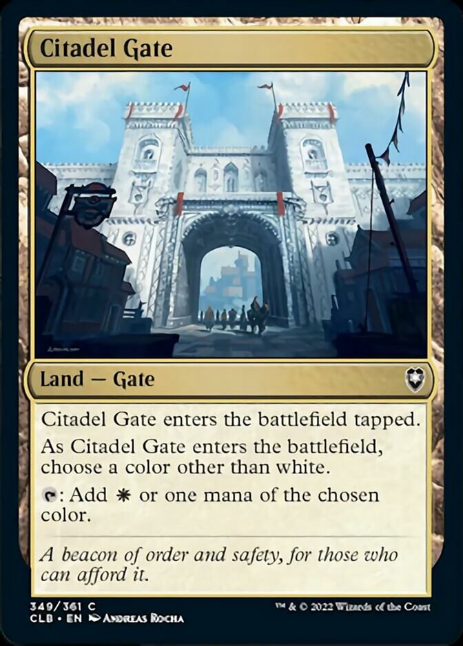 Citadel Gate [Commander Legends: Battle for Baldur's Gate] | Anubis Games and Hobby