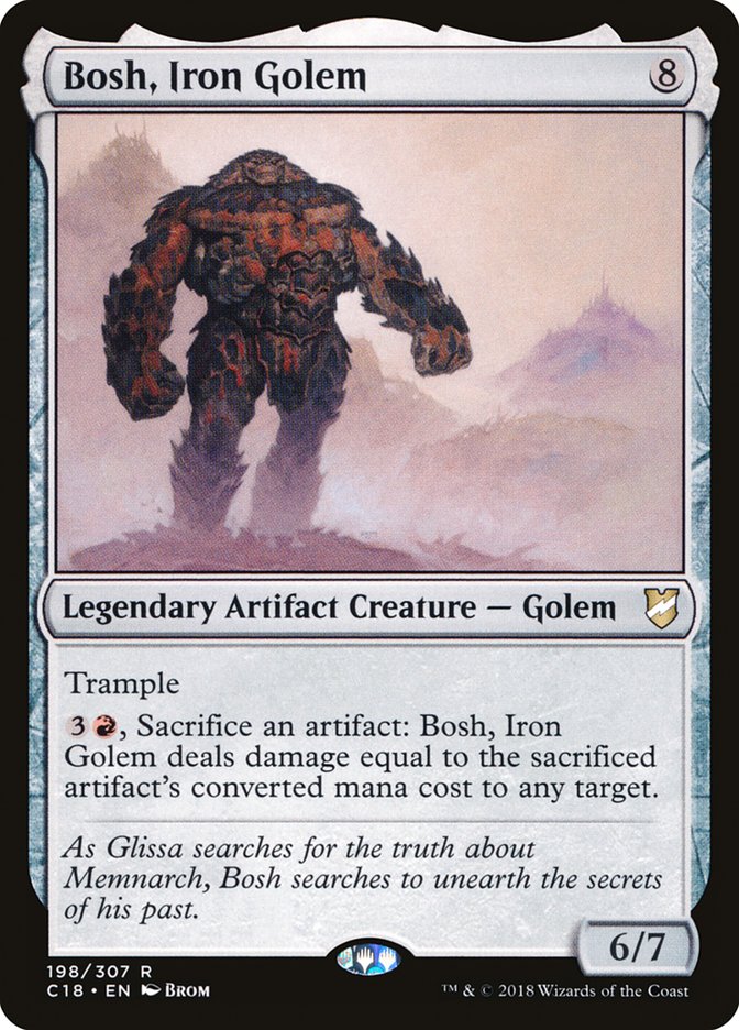 Bosh, Iron Golem [Commander 2018] | Anubis Games and Hobby
