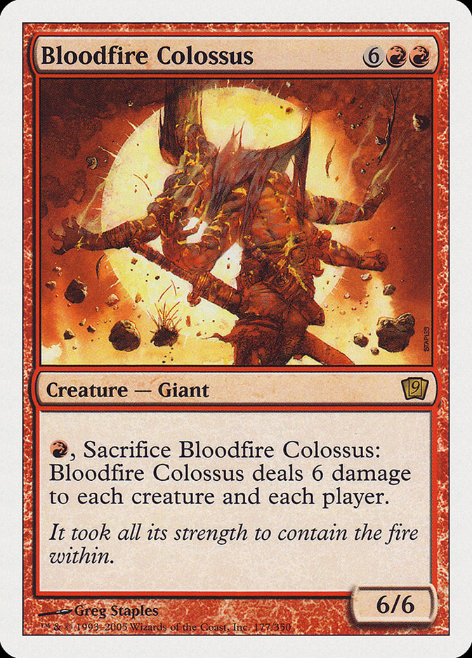 Bloodfire Colossus [Ninth Edition] | Anubis Games and Hobby