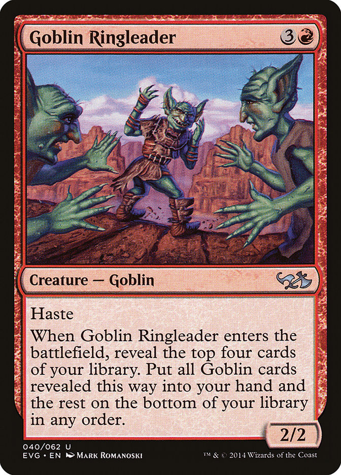 Goblin Ringleader (Elves vs. Goblins) [Duel Decks Anthology] | Anubis Games and Hobby