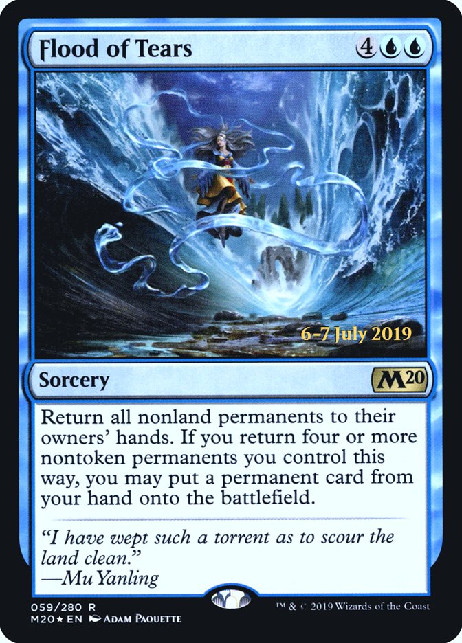 Flood of Tears [Core Set 2020 Prerelease Promos] | Anubis Games and Hobby