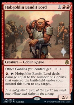 Hobgoblin Bandit Lord (Promo Pack) [Dungeons & Dragons: Adventures in the Forgotten Realms Promos] | Anubis Games and Hobby