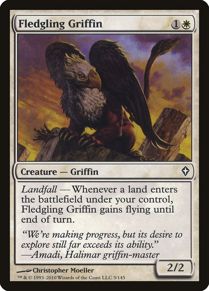 Fledgling Griffin [Worldwake] | Anubis Games and Hobby