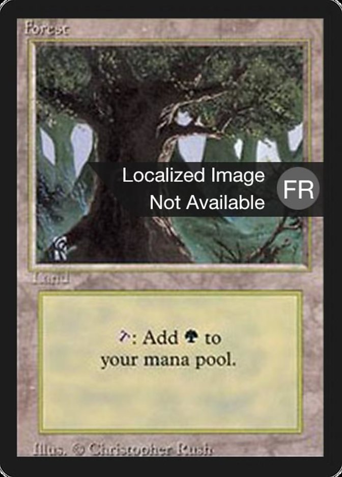 Forest (A) [Foreign Black Border] | Anubis Games and Hobby