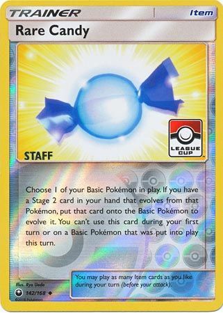 Rare Candy (142/168) (League Promo Staff) [Sun & Moon: Celestial Storm] | Anubis Games and Hobby