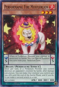 Performapal Fire Mufflerlion [Secrets of Eternity] [SECE-EN001] | Anubis Games and Hobby