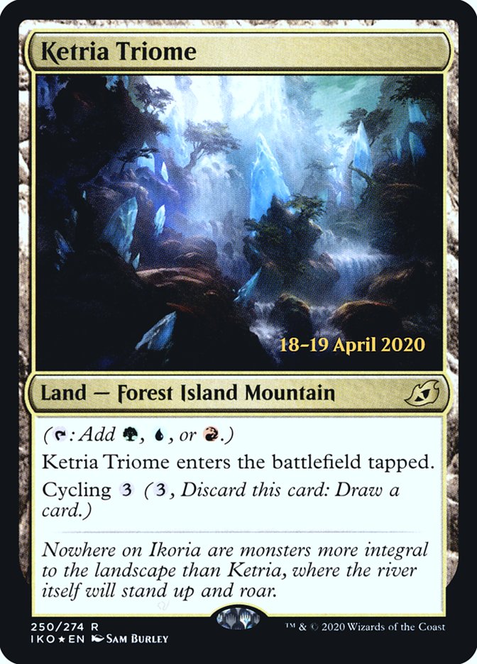 Ketria Triome [Ikoria: Lair of Behemoths Prerelease Promos] | Anubis Games and Hobby